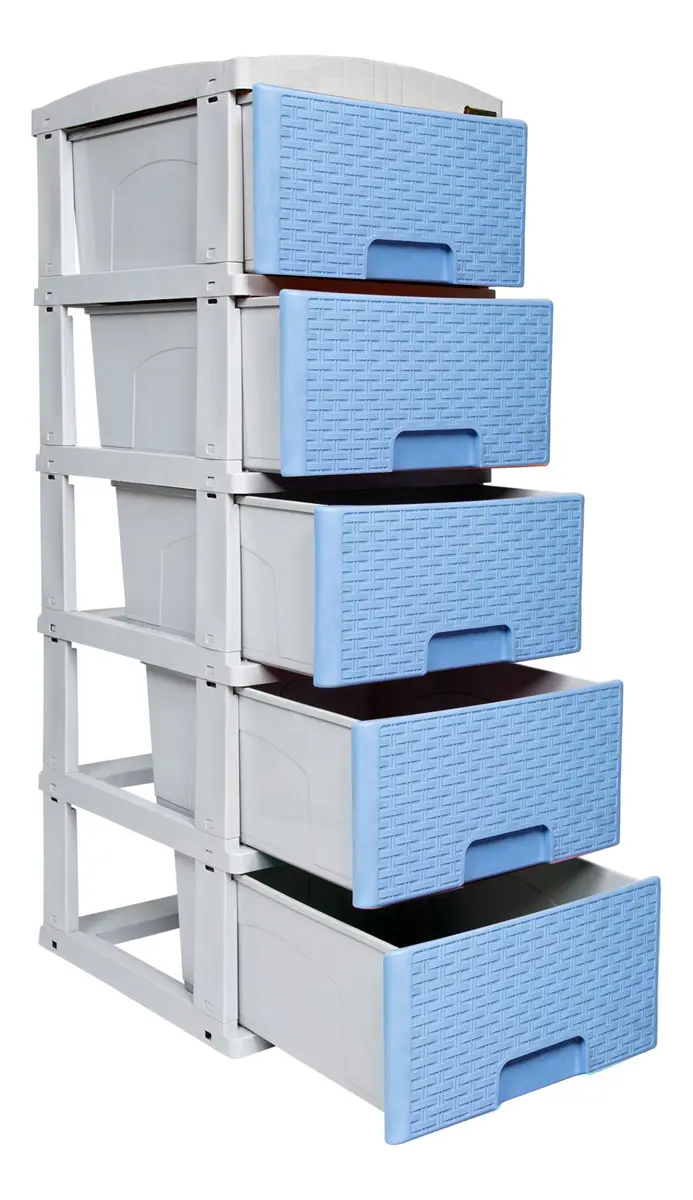 Gavetero x5 azul celeste